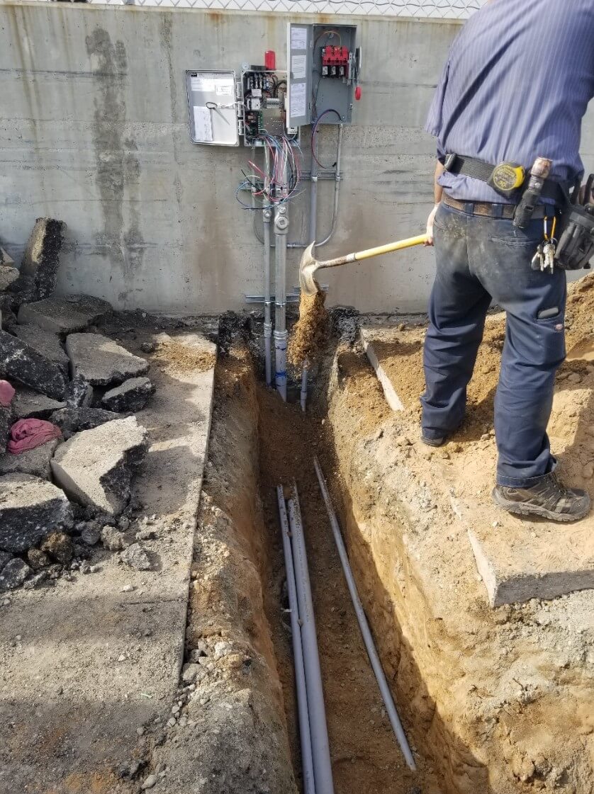 Underground Power for LAX Fuel Station