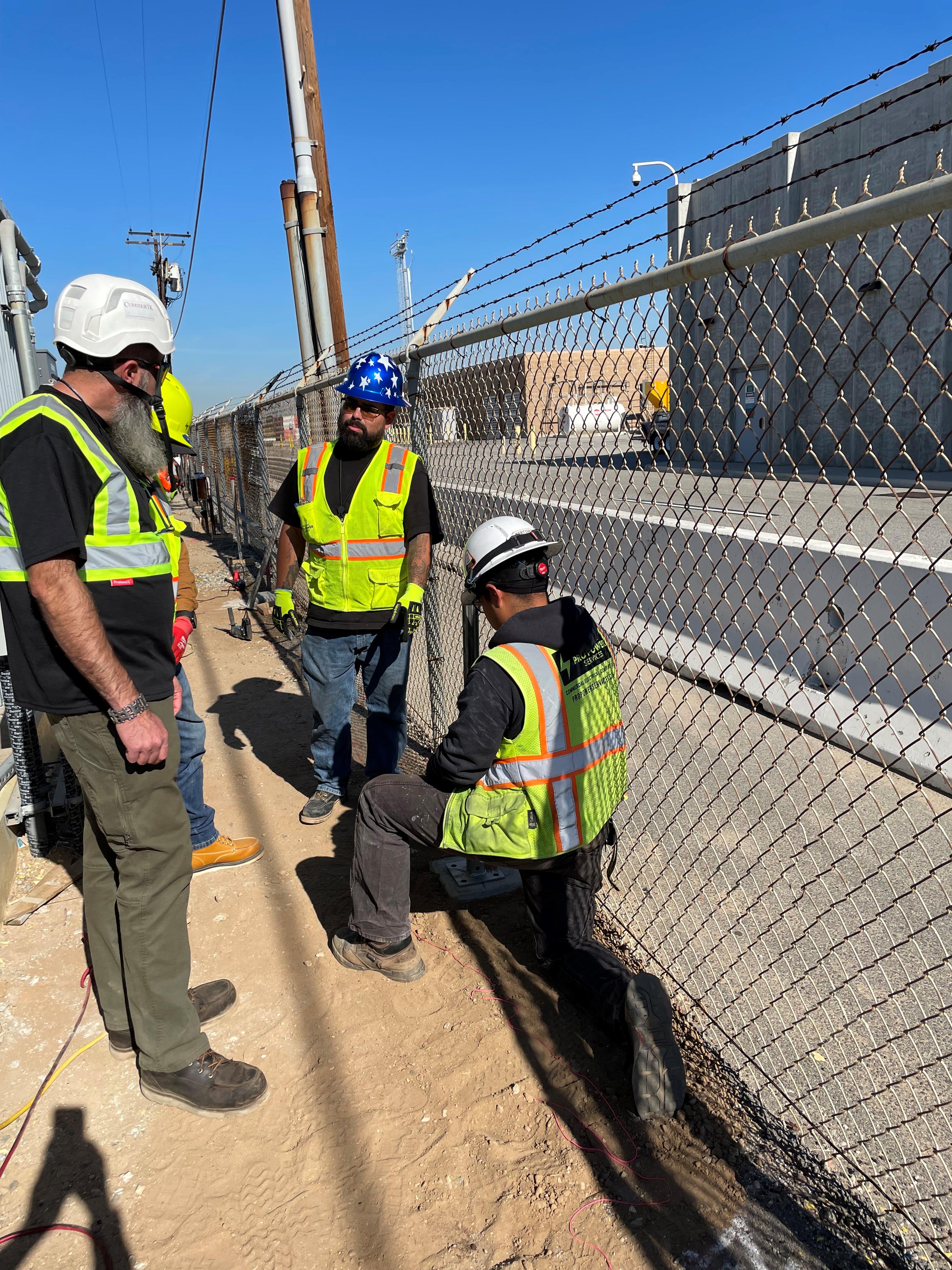 Workers at LAX Airport