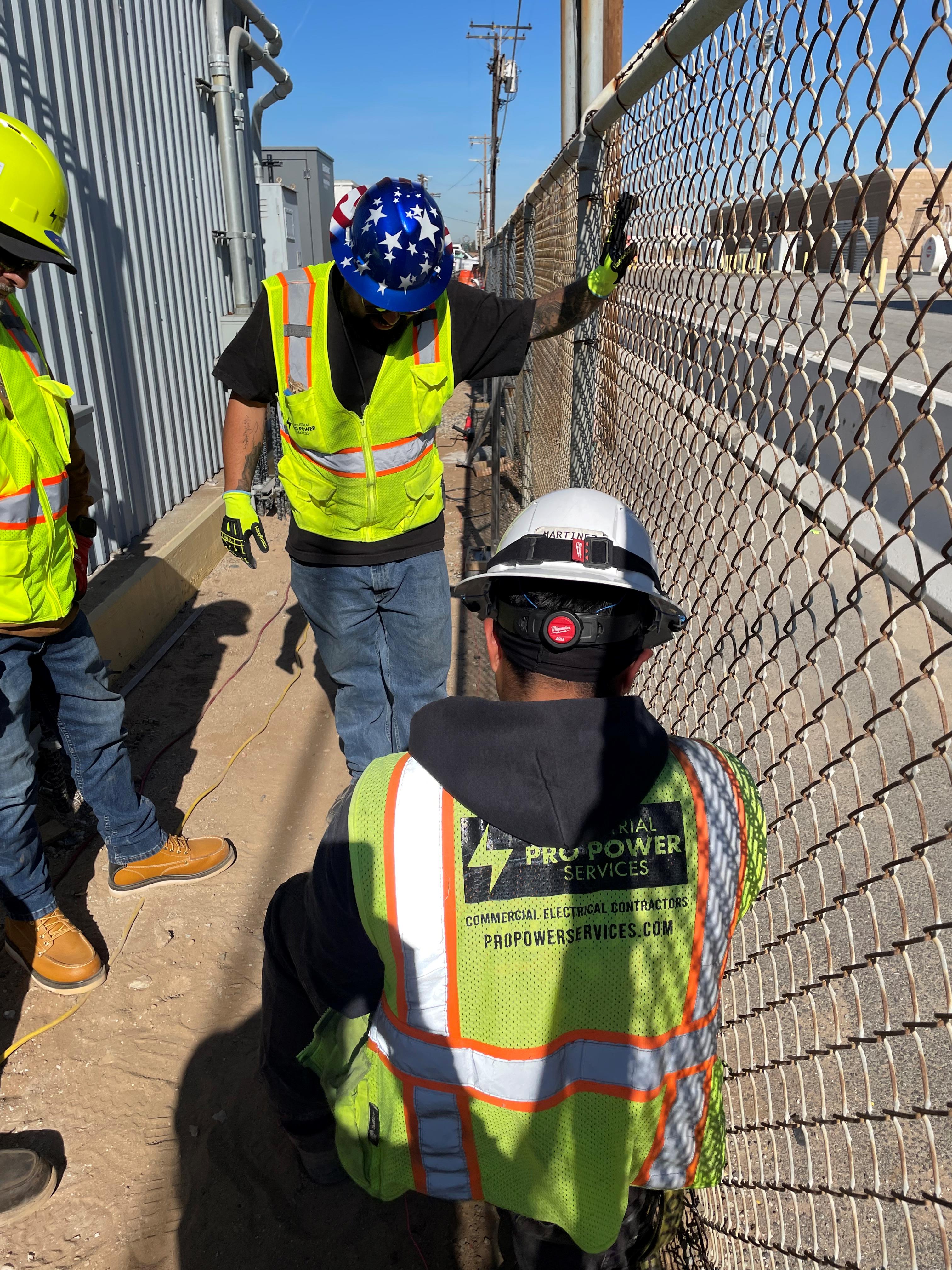 Workers at LAX Airport